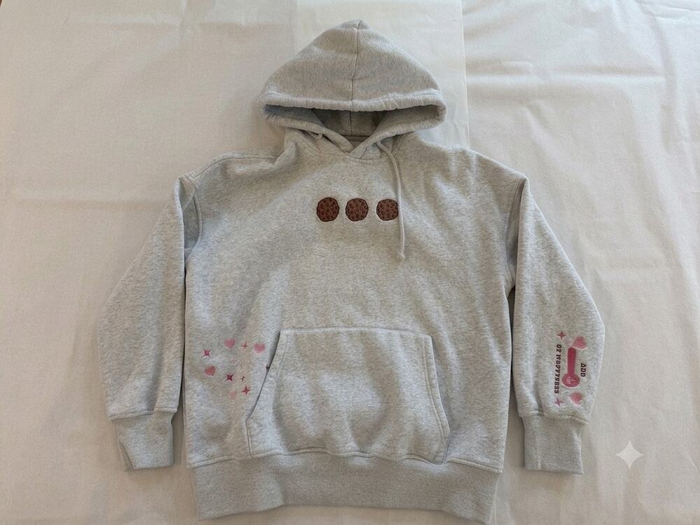 Sunkissed Coconut Chocolate Chip Cookie Recipe Oversized Hoodie Heather Grey S